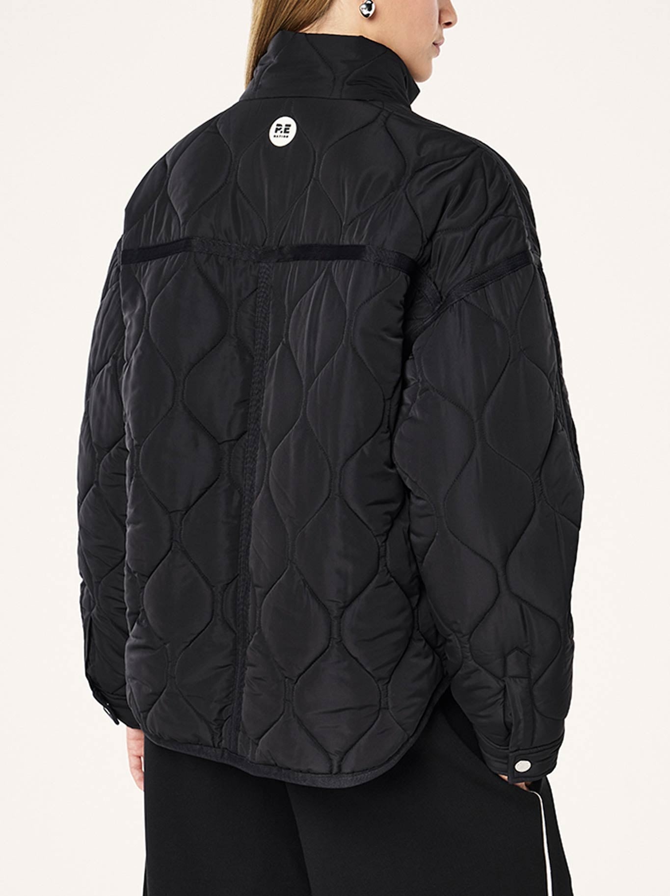 P.E NATION SURGE QUILT JACKET (Black)
