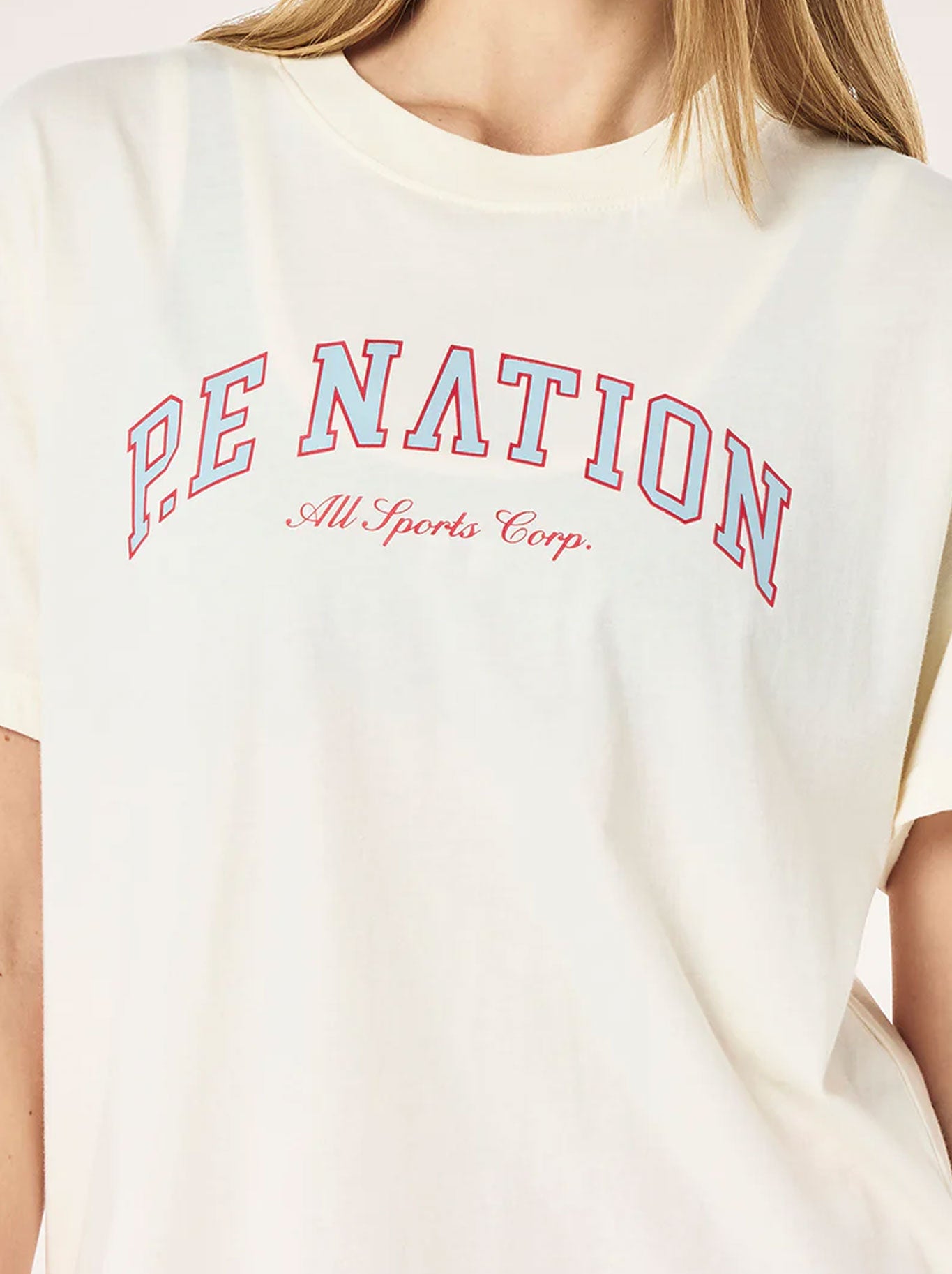 P.E NATION HERITAGE TEE (Whisper White)