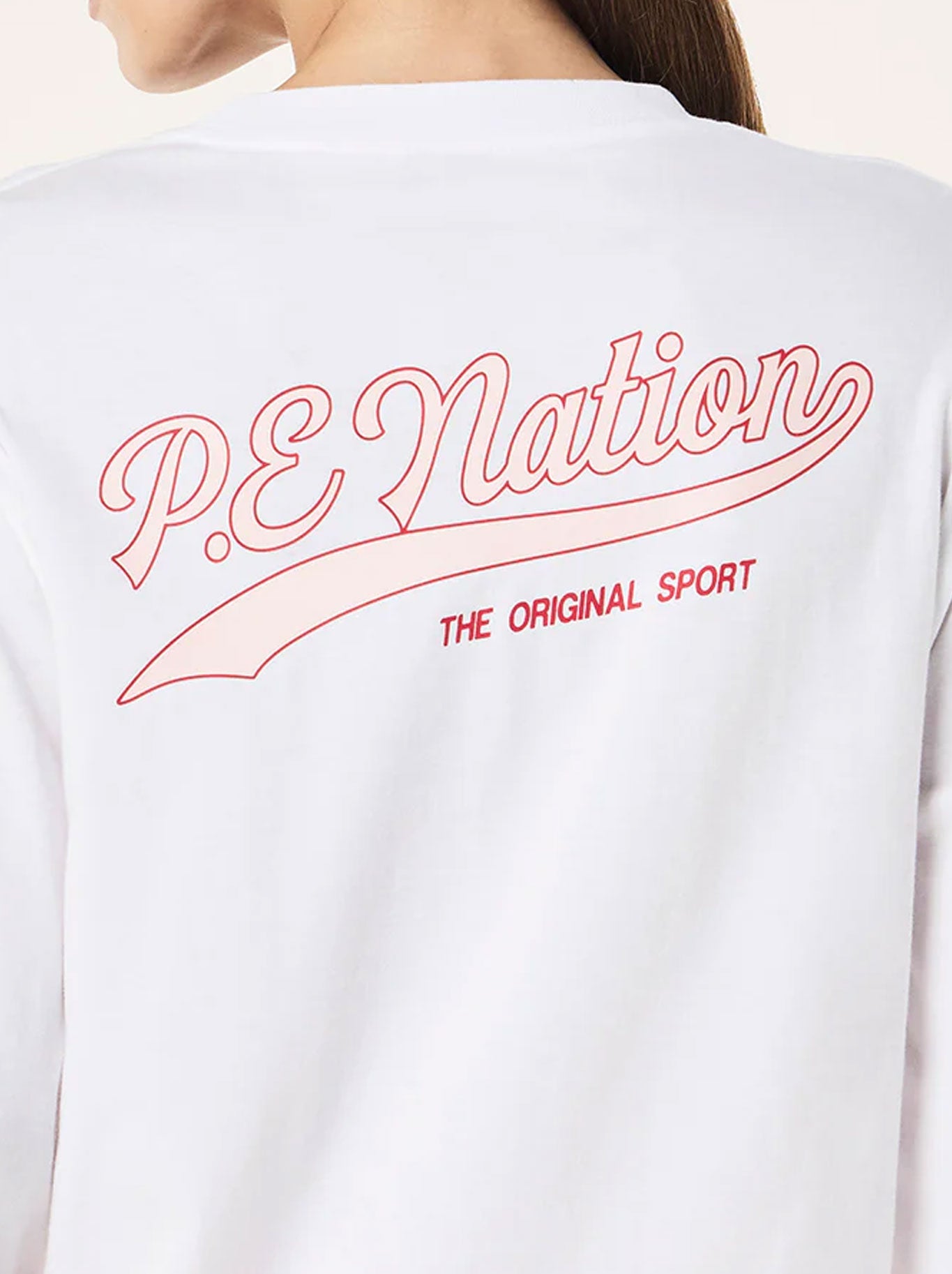 P.E NATION FORMATION LONG SLEEVE TEE (Optic White)