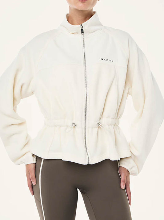 Image of Coats & Jackets. Productname: P.E NATION FORM JACKET in Whisper White colour by brand - P.E Nation