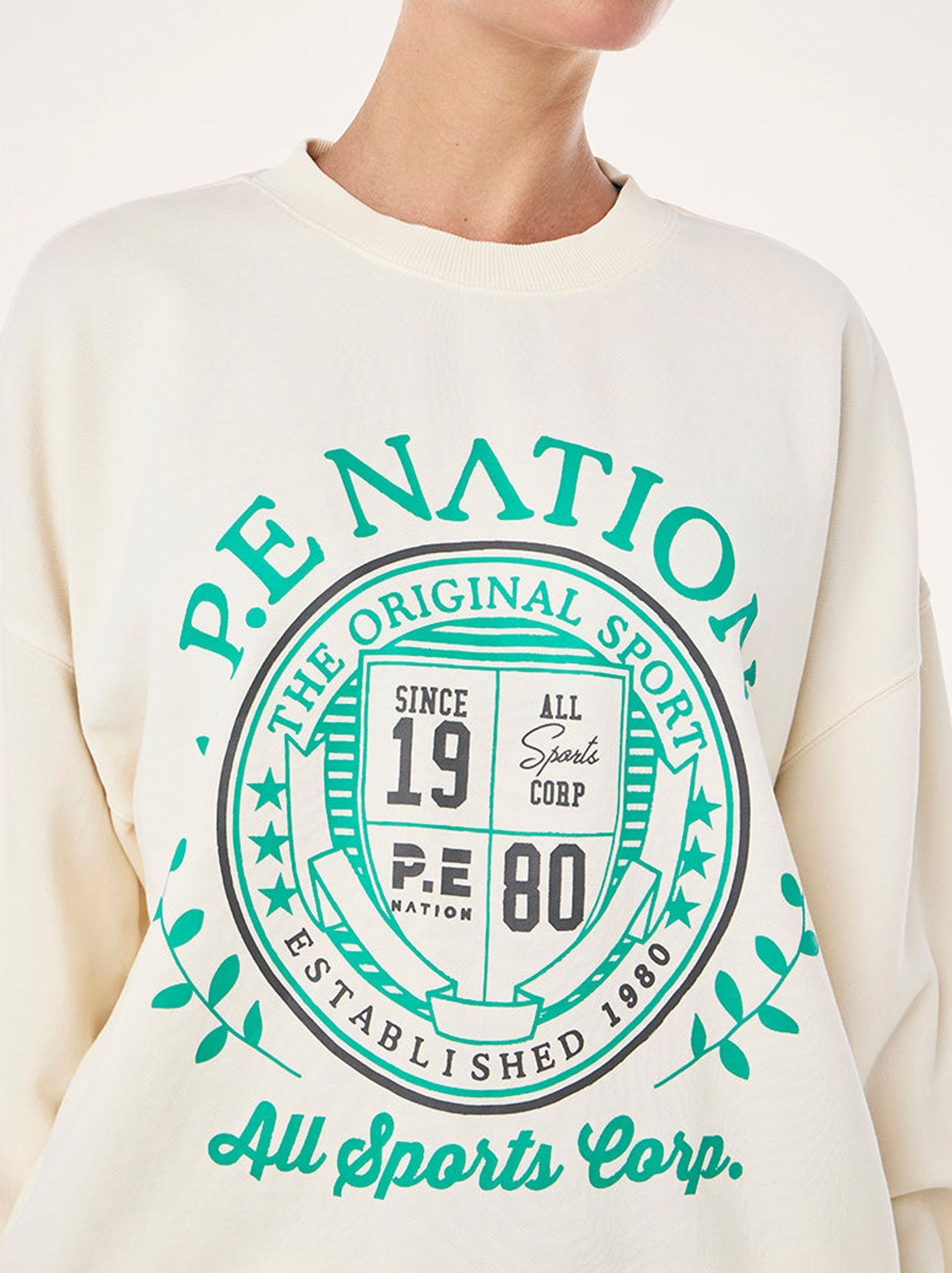 P.E NATION DEFEND SWEAT (Whisper White)