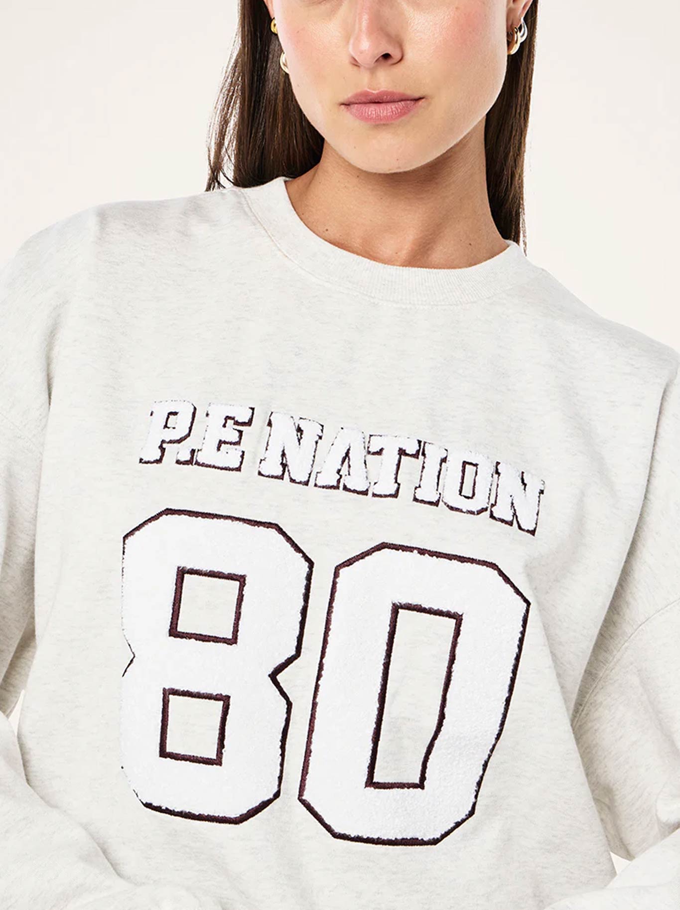 P.E NATION ELYSIAN 2.0 SWEAT (Snow)