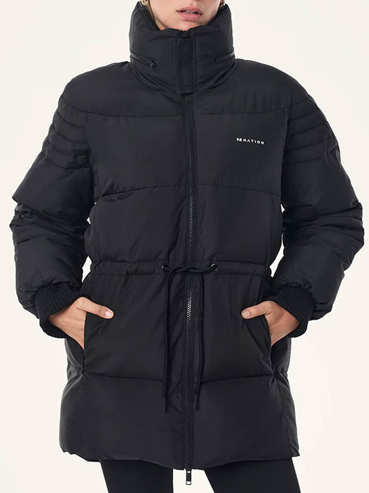 Image of Coats & Jackets. Product name - P.E NATION FULL COURT JACKET in Black colour by brand - P.E Nation