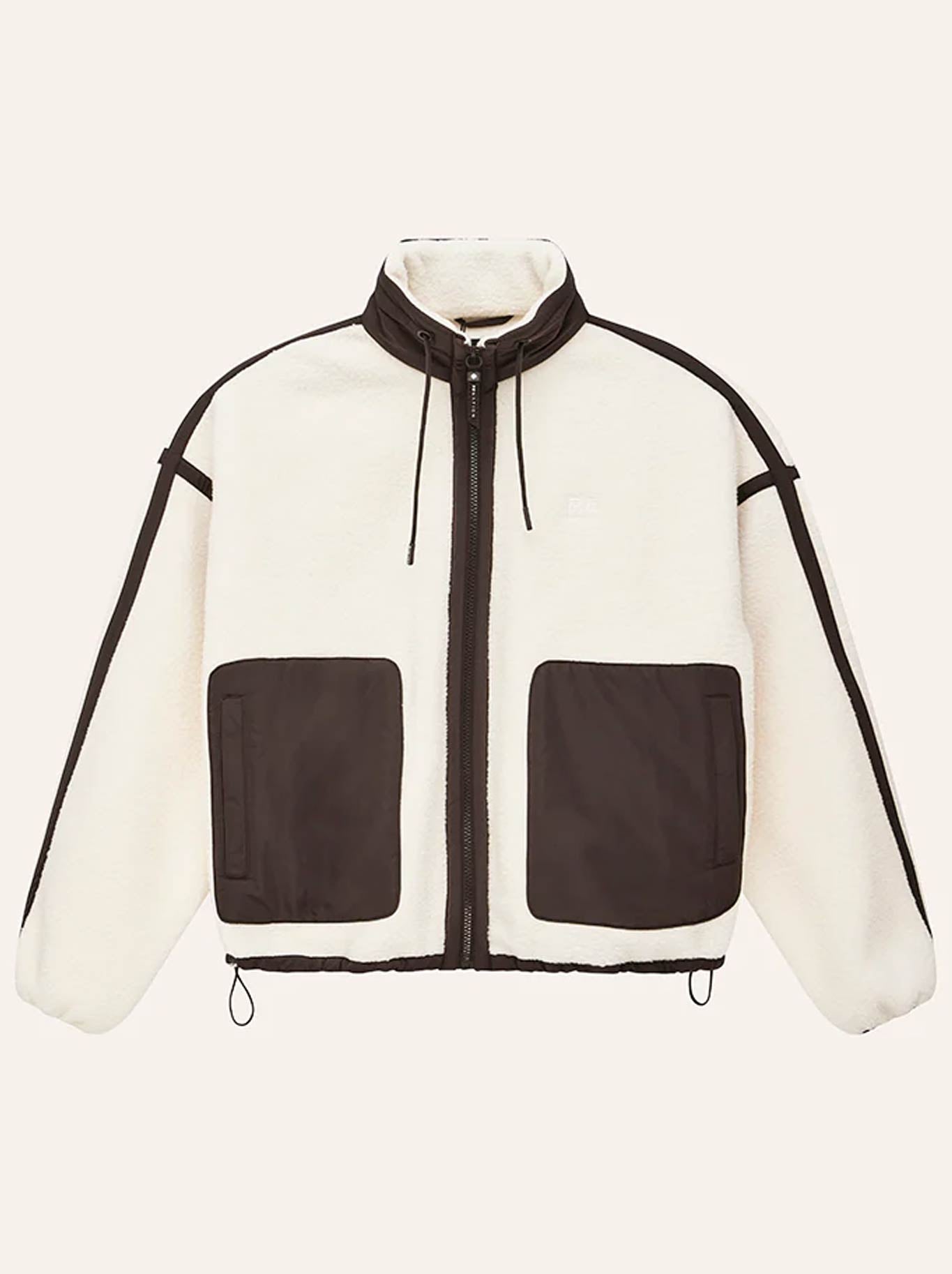 P.E NATION LENNON SHERPA JACKET (Whisper White/Coffee)