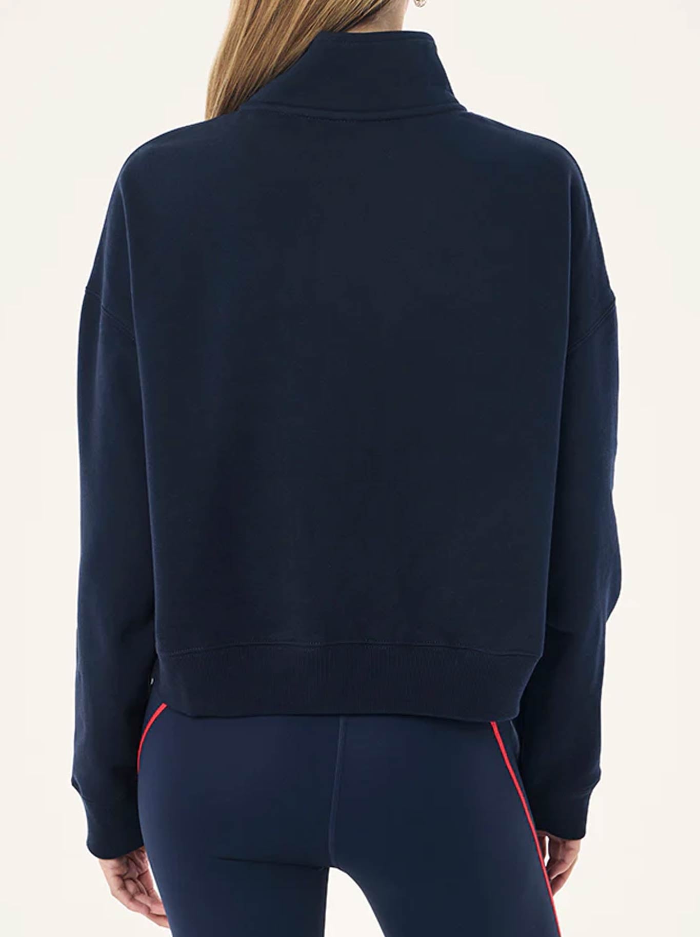 P.E NATION LEGACY QUARTER ZIP SWEAT (Dark Navy)