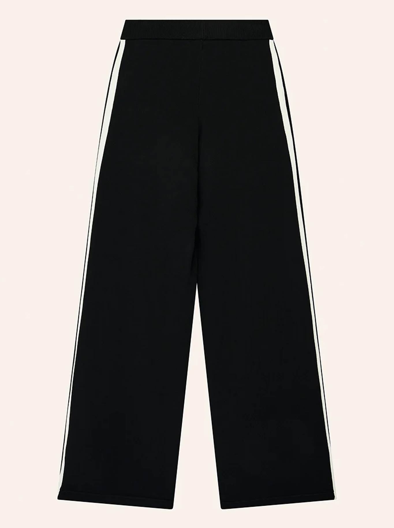P.E NATION RETREAT KNIT PANT (Black/Whisper White)