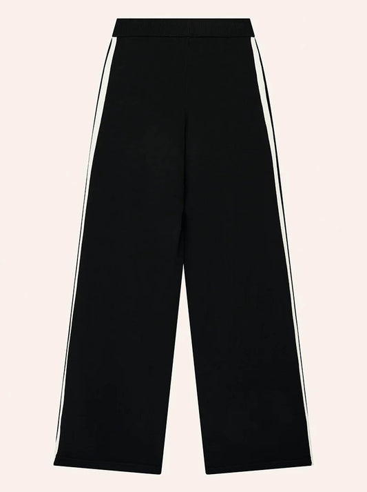 P.E NATION RETREAT KNIT PANT (Black/Whisper White)