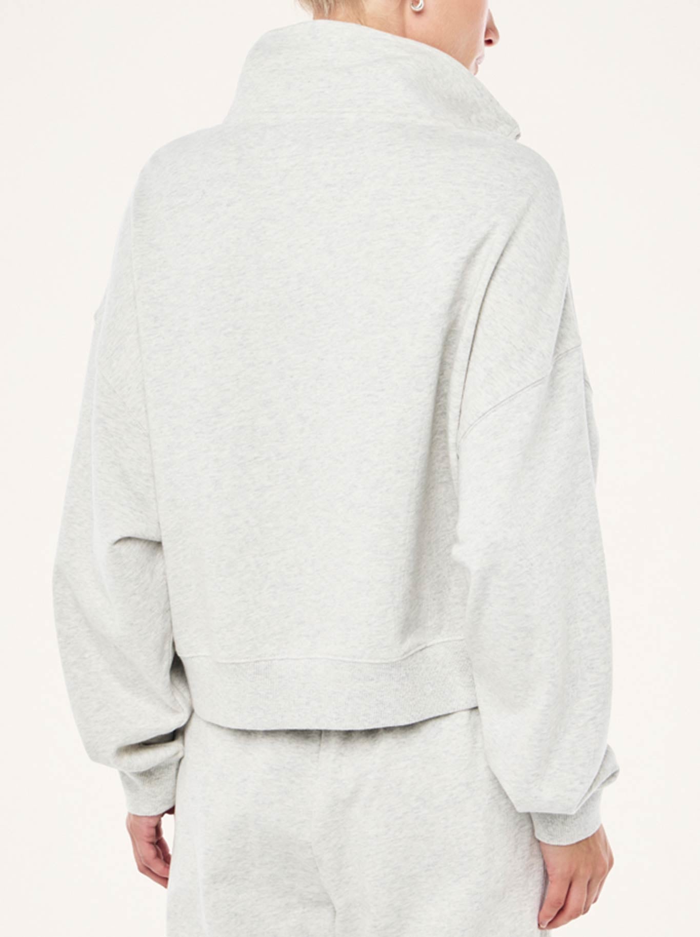 P.E NATION SWERVE ZIP NECK (Grey Marle)