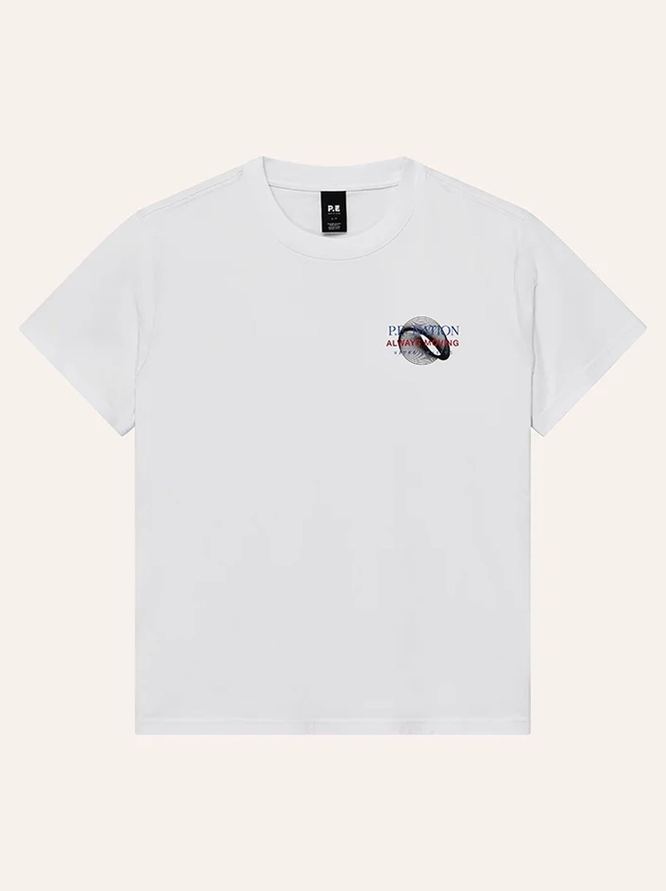 P.E NATION SNAP RELAXED FIT TEE (White)