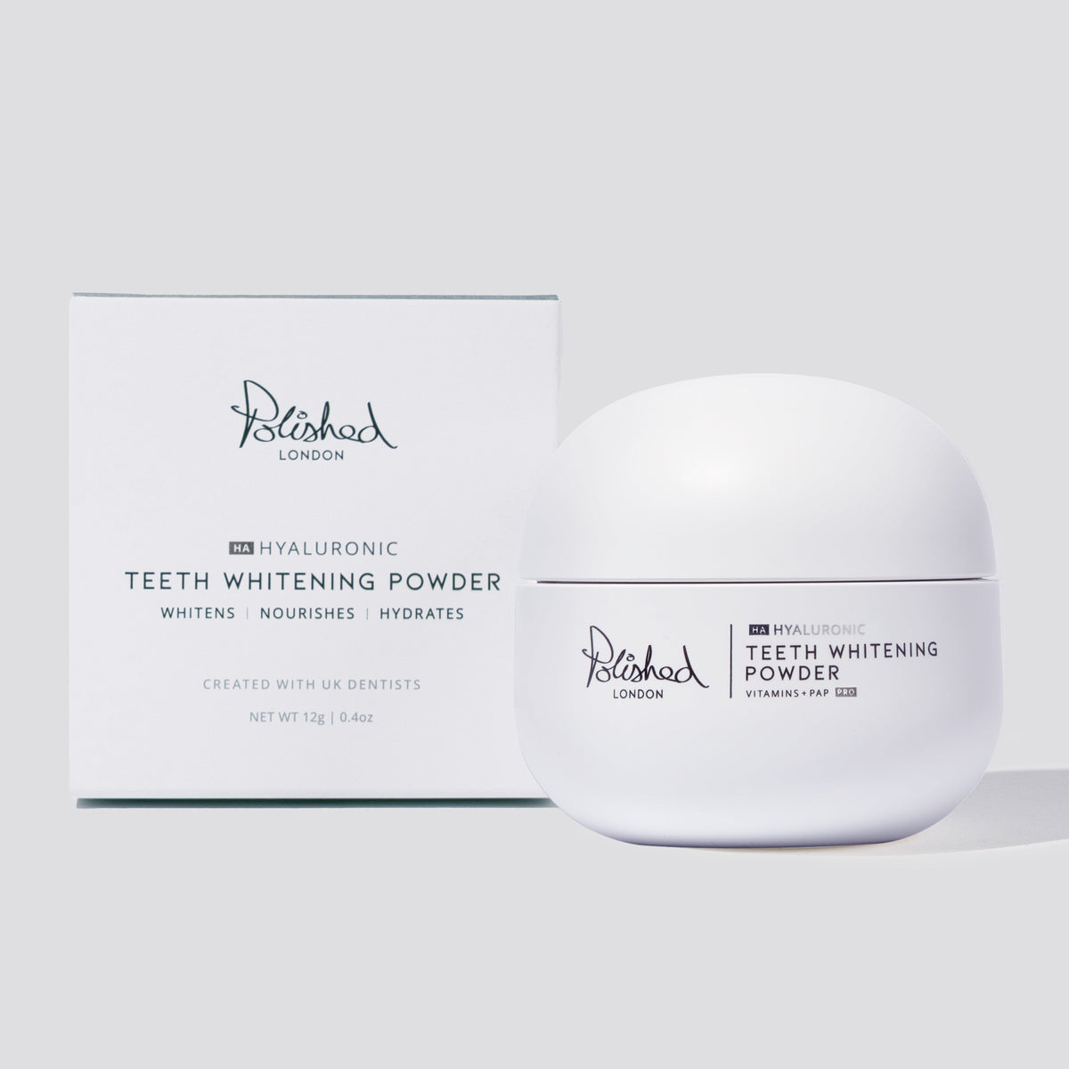 Polished London Teeth Whitening Powder & Prebiotic Toothpaste Coconut Bundle