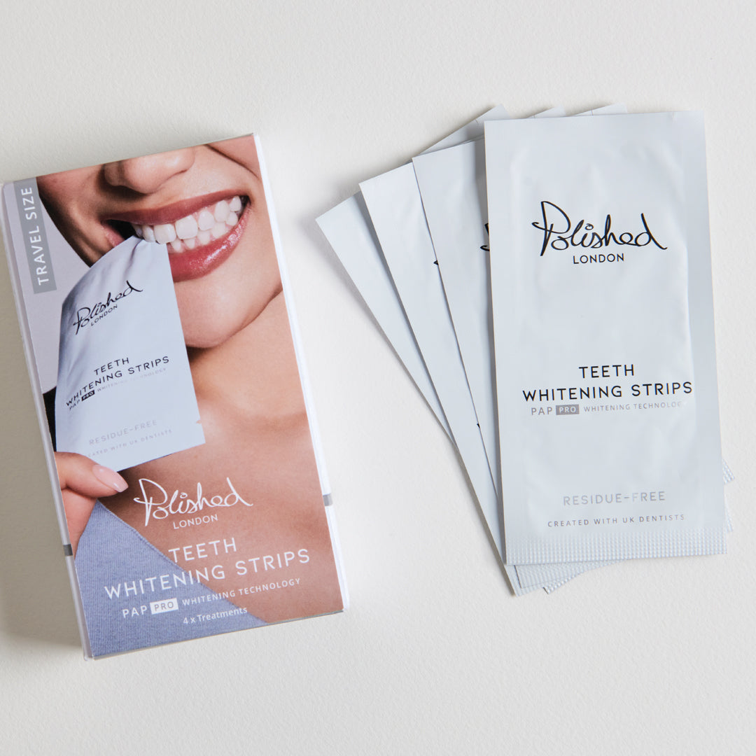 Polished London TEETH WHITENING STRIPS 4 PACK