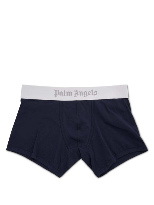Image of Activewear. Product name - PA Boxer Bipack in Navy colour by brand - PALM ANGELS