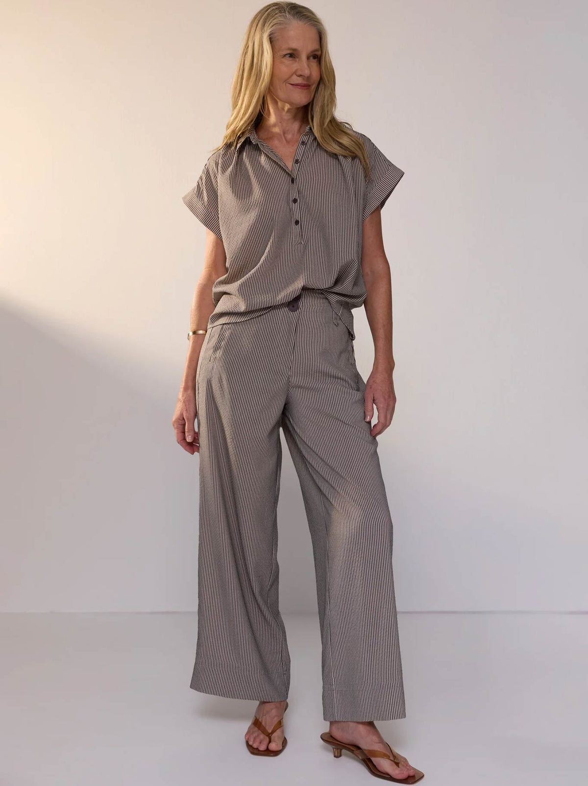 POL DYLAN PANT (Shadow Stripe)