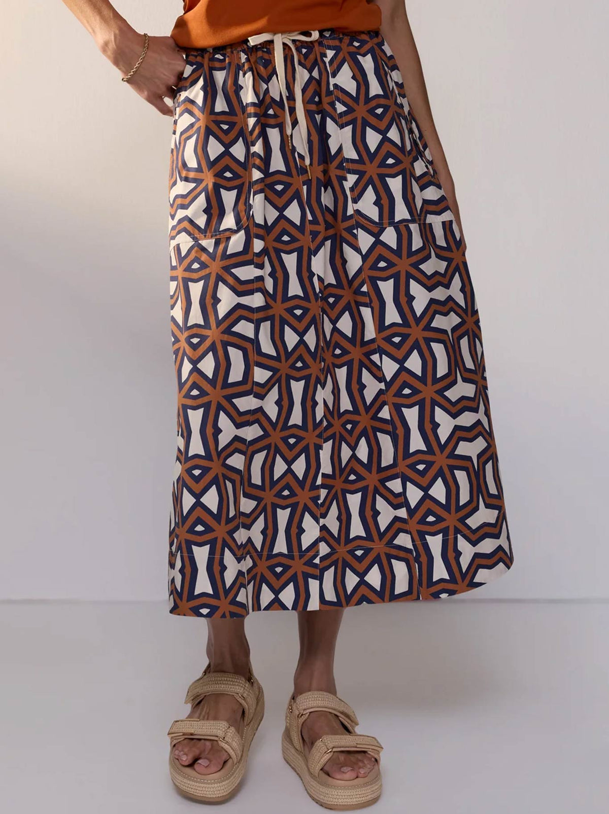 POL HALI SKIRT (Hali Print)