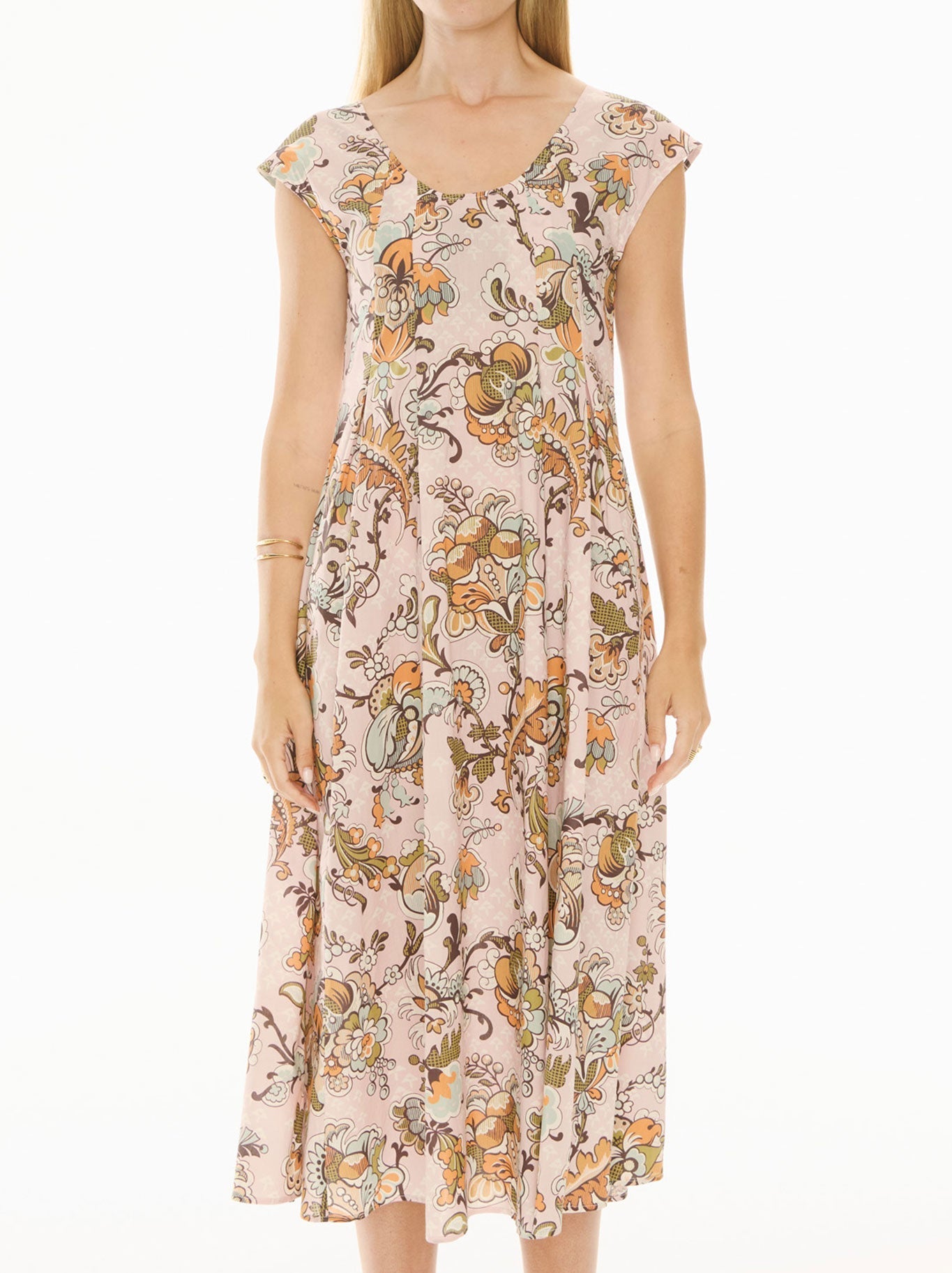 Image of Dresses. Productname: POL KATIA GARDEN DRESS in Print colour by brand - Pol