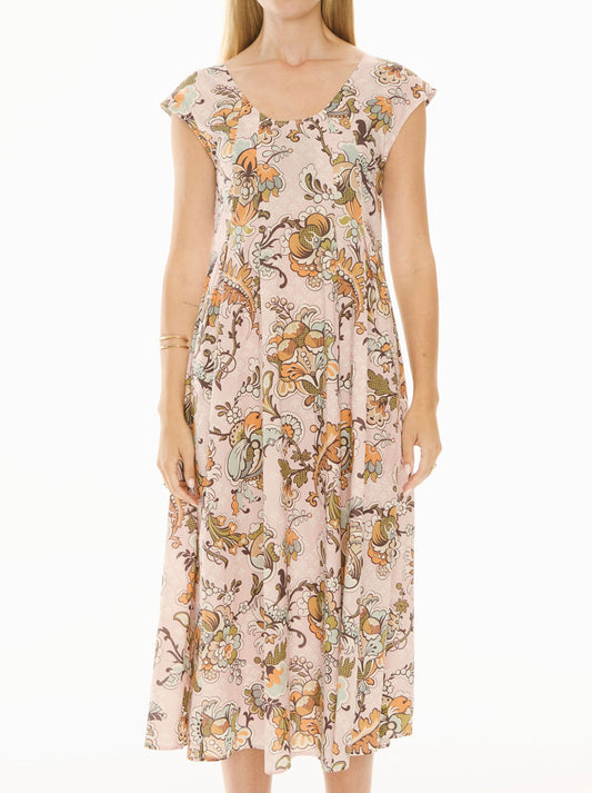 Image of Dresses. Productname: POL KATIA GARDEN DRESS in Print colour by brand - Pol