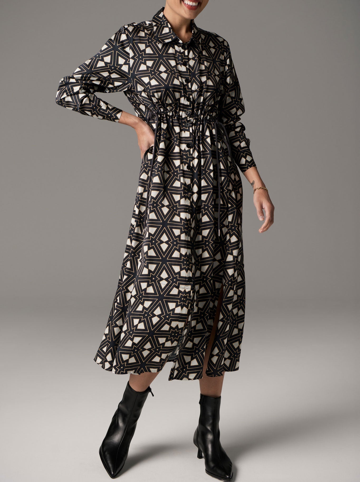 POL STARGATE SHIRT DRESS (Print)