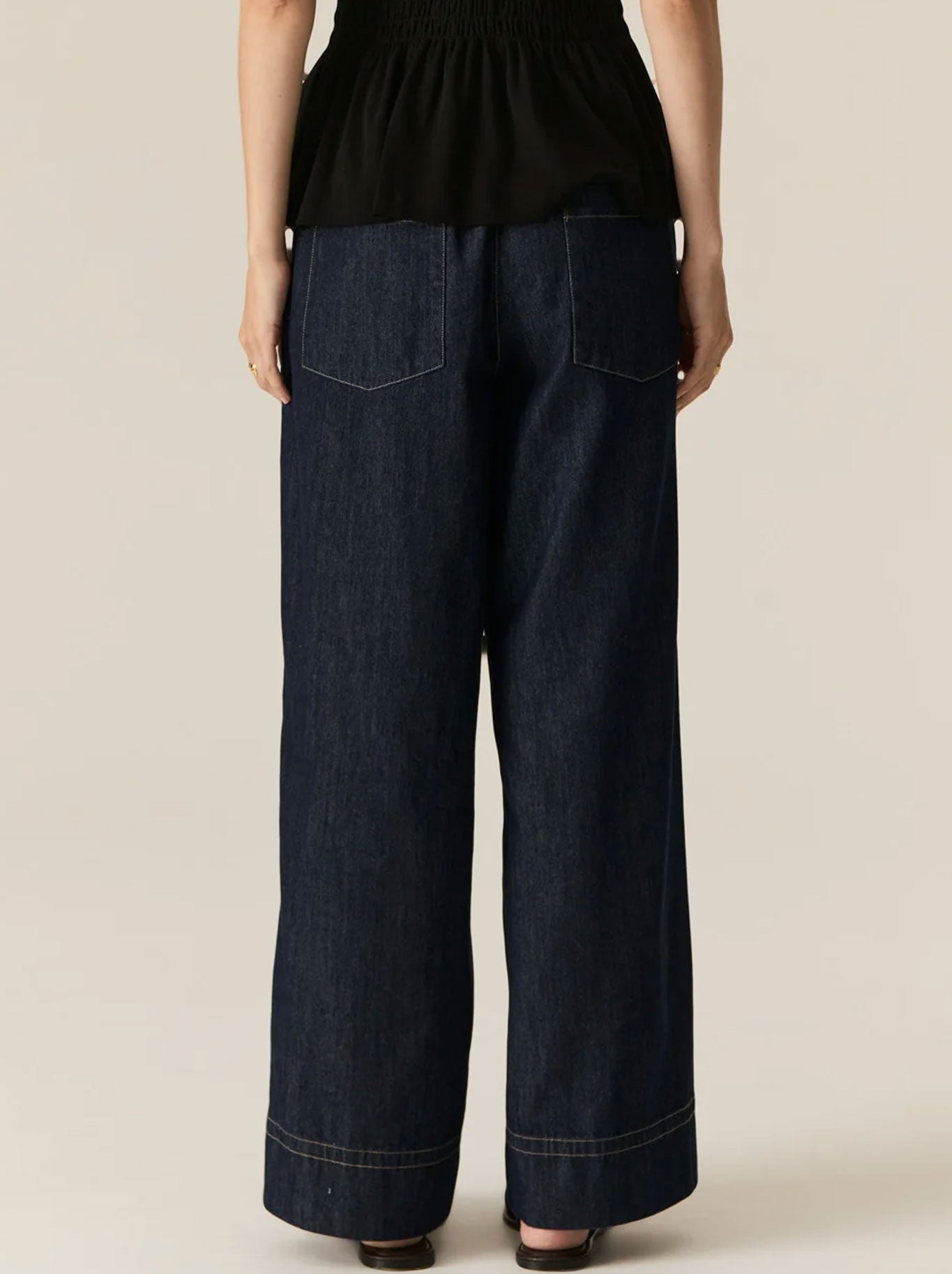 POL CARSEN FULL LENGTH DENIM PANT (Dark Denim)