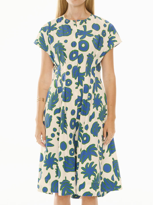 Image of Dresses. Productname: POL JAINE TUCKED DRESS in Donut colour by brand - Pol
