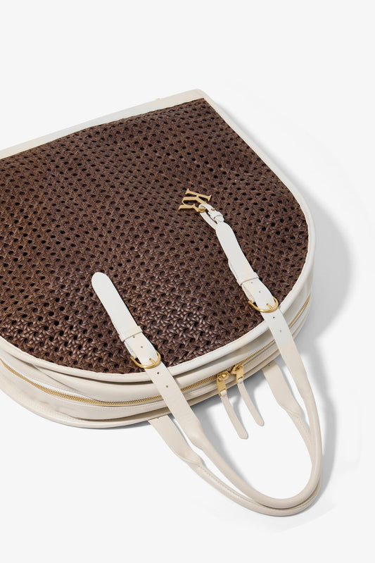 Image of Bags. Product name - KINNON BY ROMY GARMENT & WEEKENDER BAG CHOCOLATE in Chocolate colour by brand - KINNON
