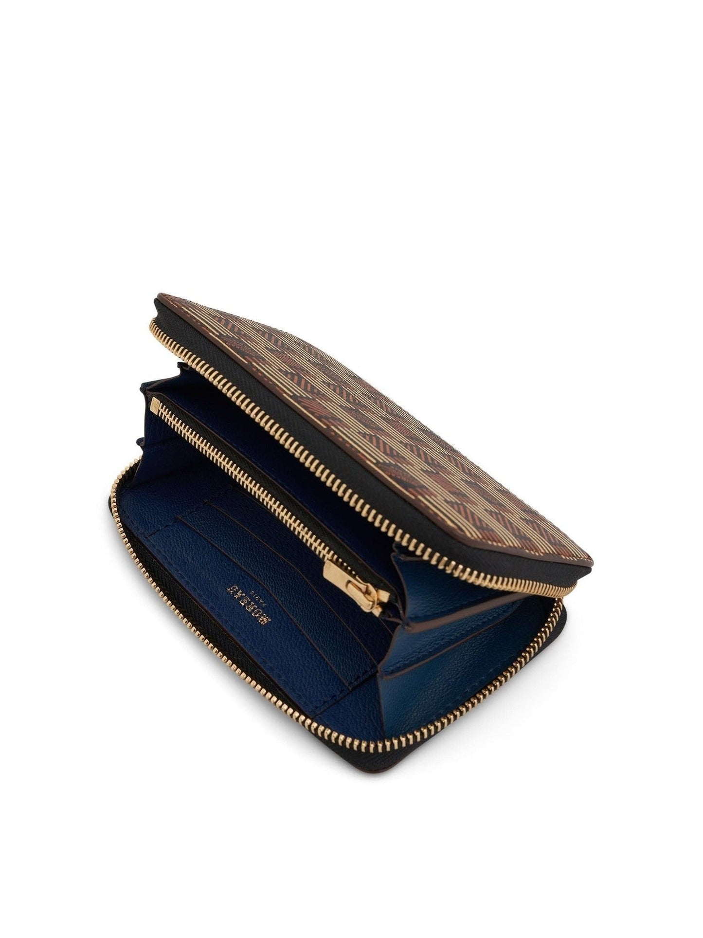 MOREAU Compact Zip Wallet (Brown)
