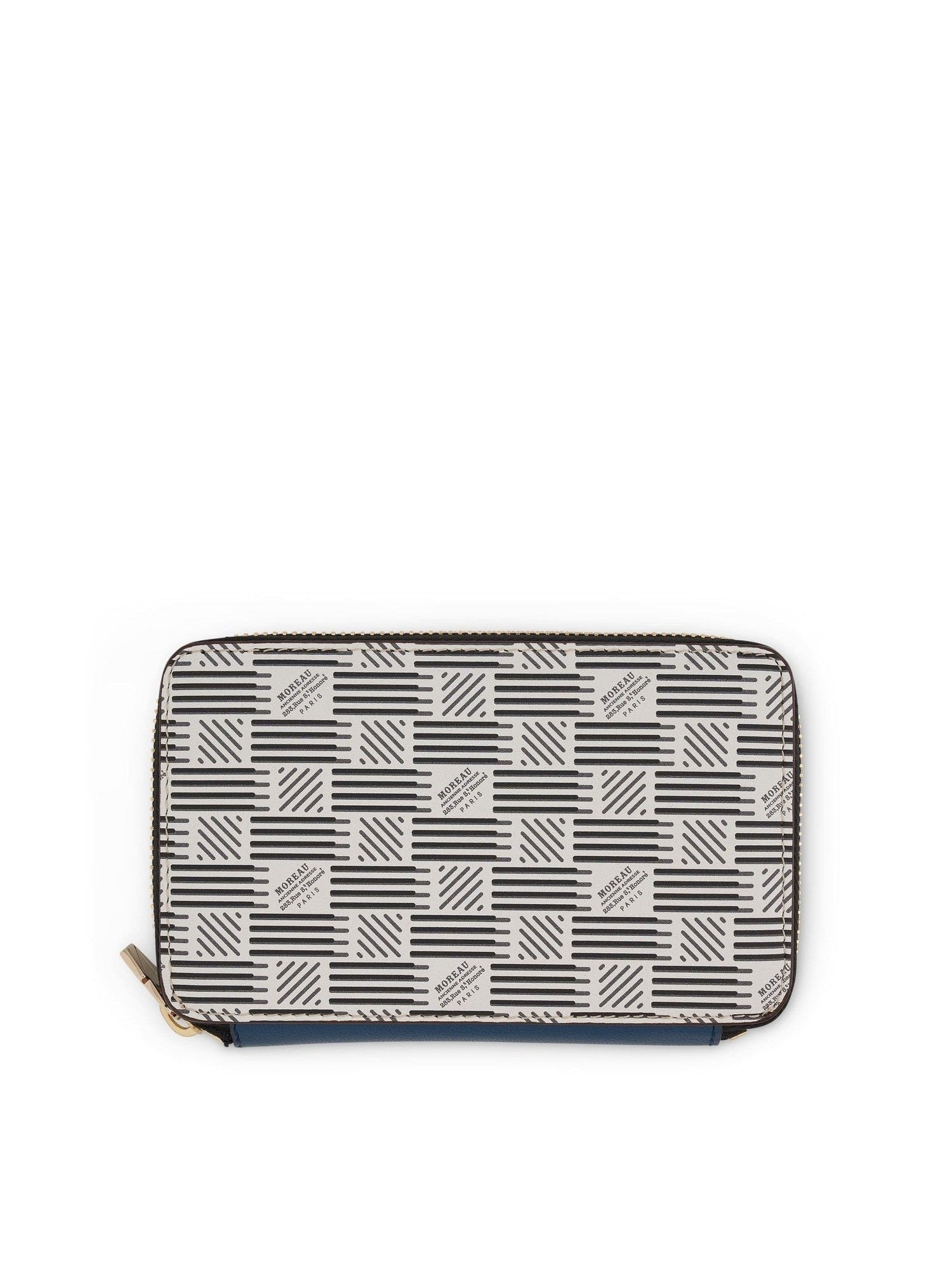 Image of Wallets & Money Clips. Productname: MOREAU Compact Zip Wallet in White colour by brand - MOREAU