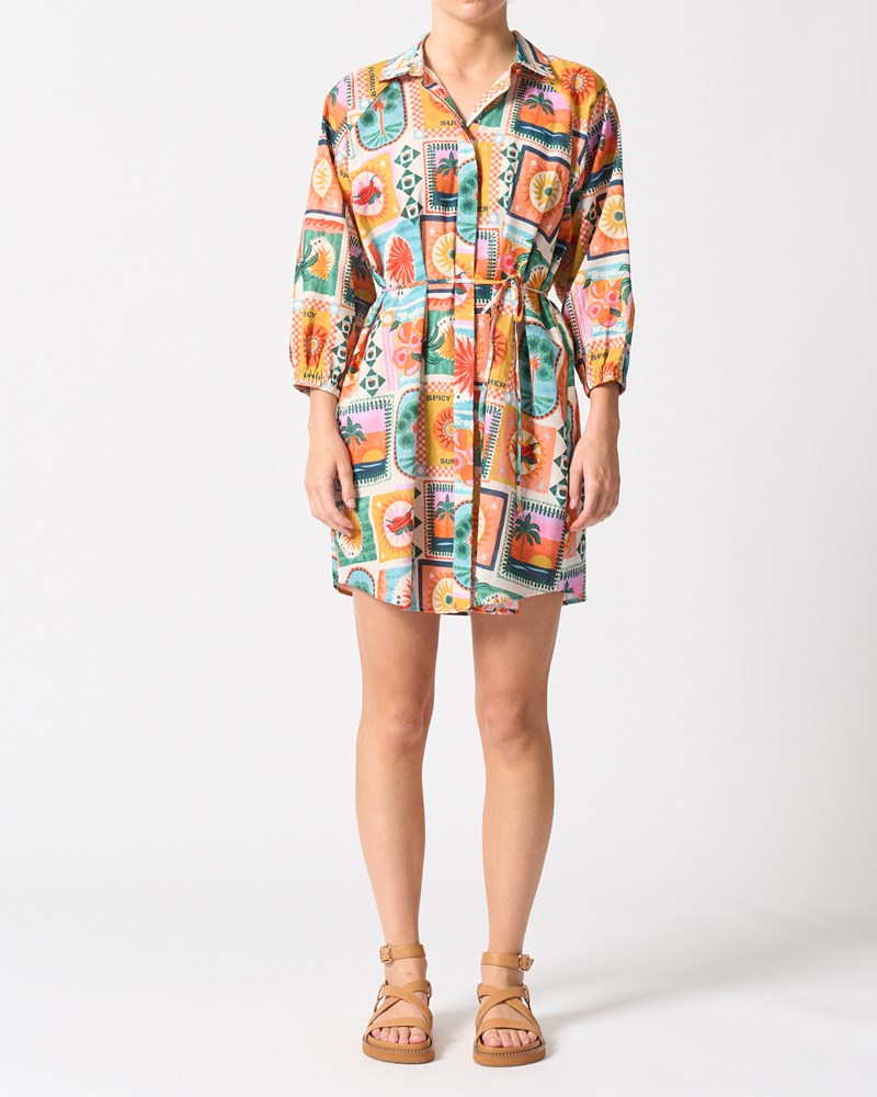 Image of Dresses. Productname: Walnut Melbourne Palermo Dress in Spicy Summer colour by brand - Walnut Melbourne