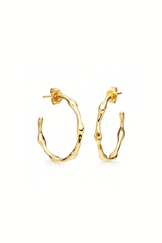 Image of Earrings. Productname: Jewel Citizen | Paris Hoop Earrings Gold in Gold colour by brand - Jewellery