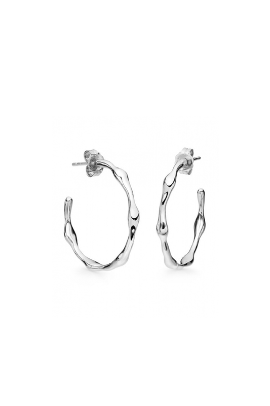 Image of Earrings. Productname: Jewel Citizen | Paris Hoop Earrings Silver in Silver colour by brand - Jewellery