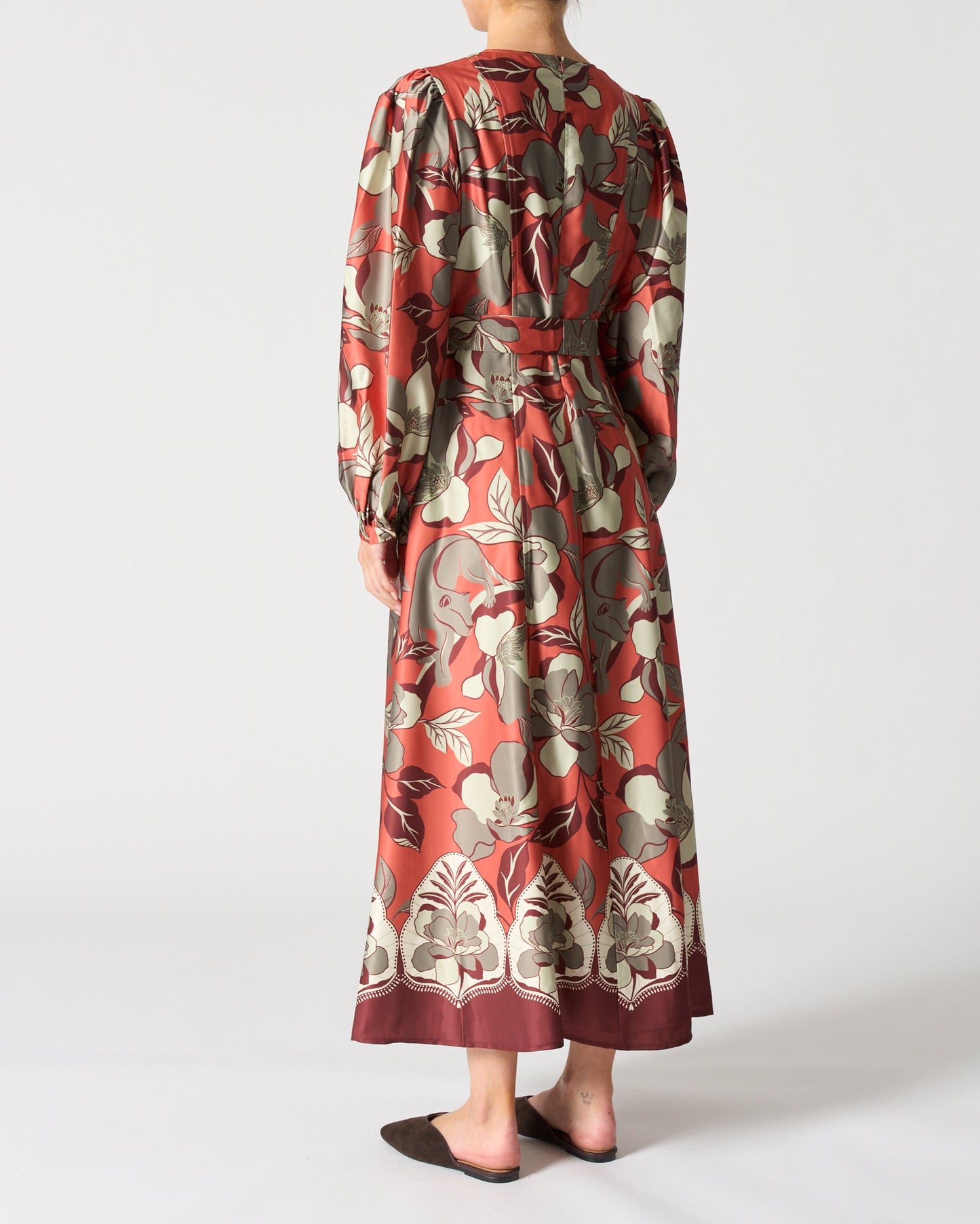 Walnut Melbourne Paris Dress (Jaguar Jungle Orange)