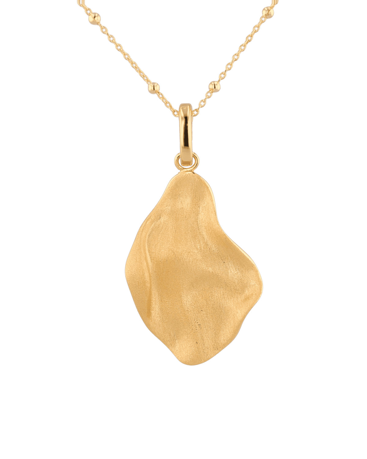 Image of Charms. Product name - Pearlescent Reversible Gold Pendant in colour by brand - LAVANA