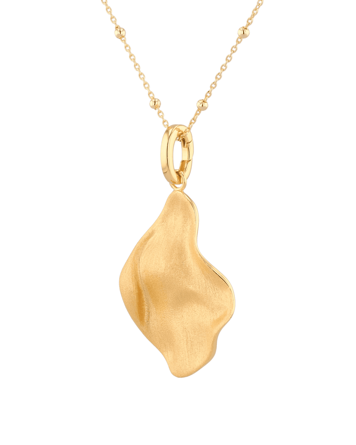 LAVANA Pearlescent Reversible Gold Pendant