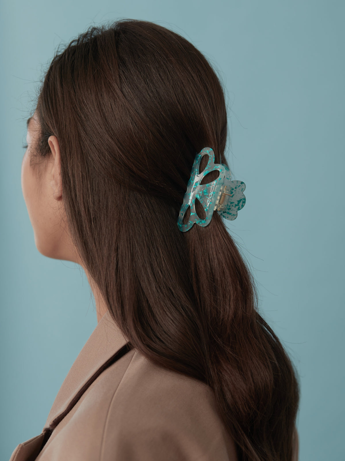 Valet Studio Phoebe Clip Aqua