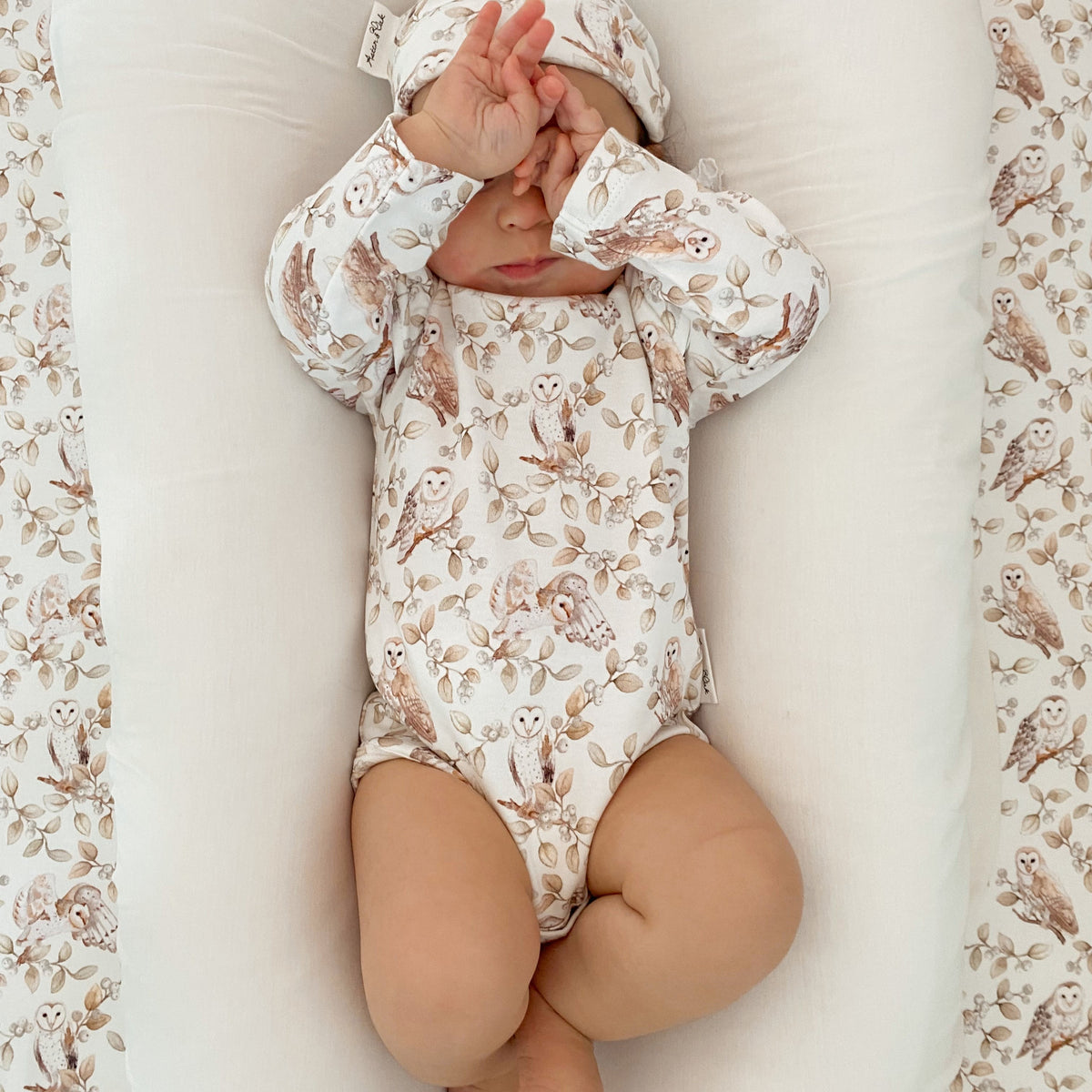 Barn Owl Flutter Onesie