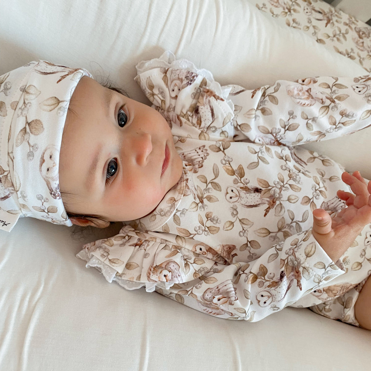 Barn Owl Flutter Onesie