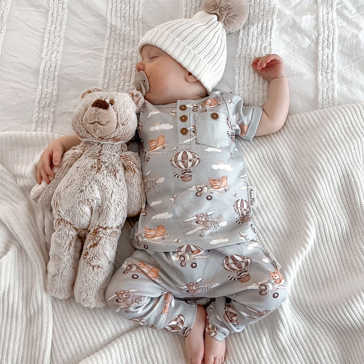 Flying Friends Henley Top