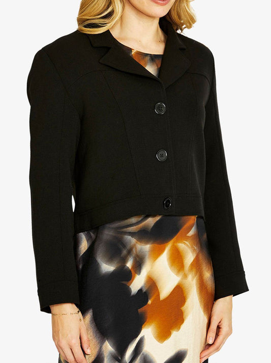 PINGPONG PONTE CROP BLAZER (Black)
