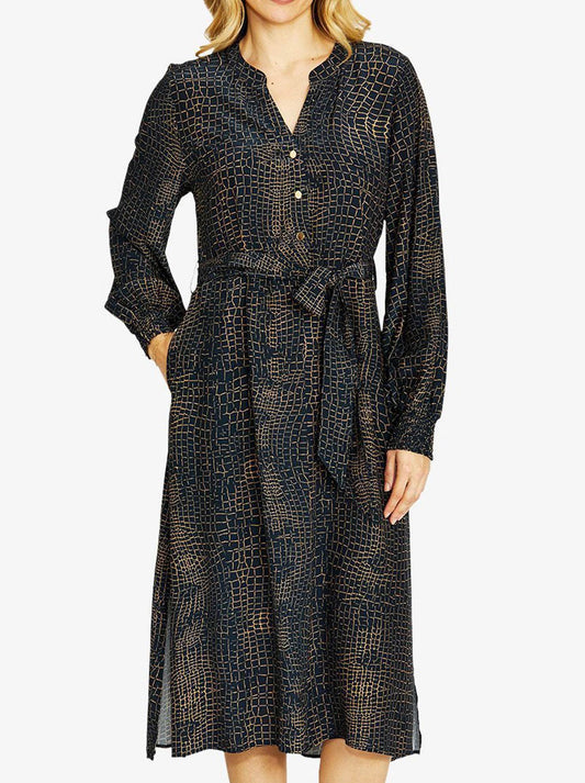 Image of Dresses. Product name - PINGPONG ALLIGATOR MIDI DRESS in Print colour by brand - Ping Pong