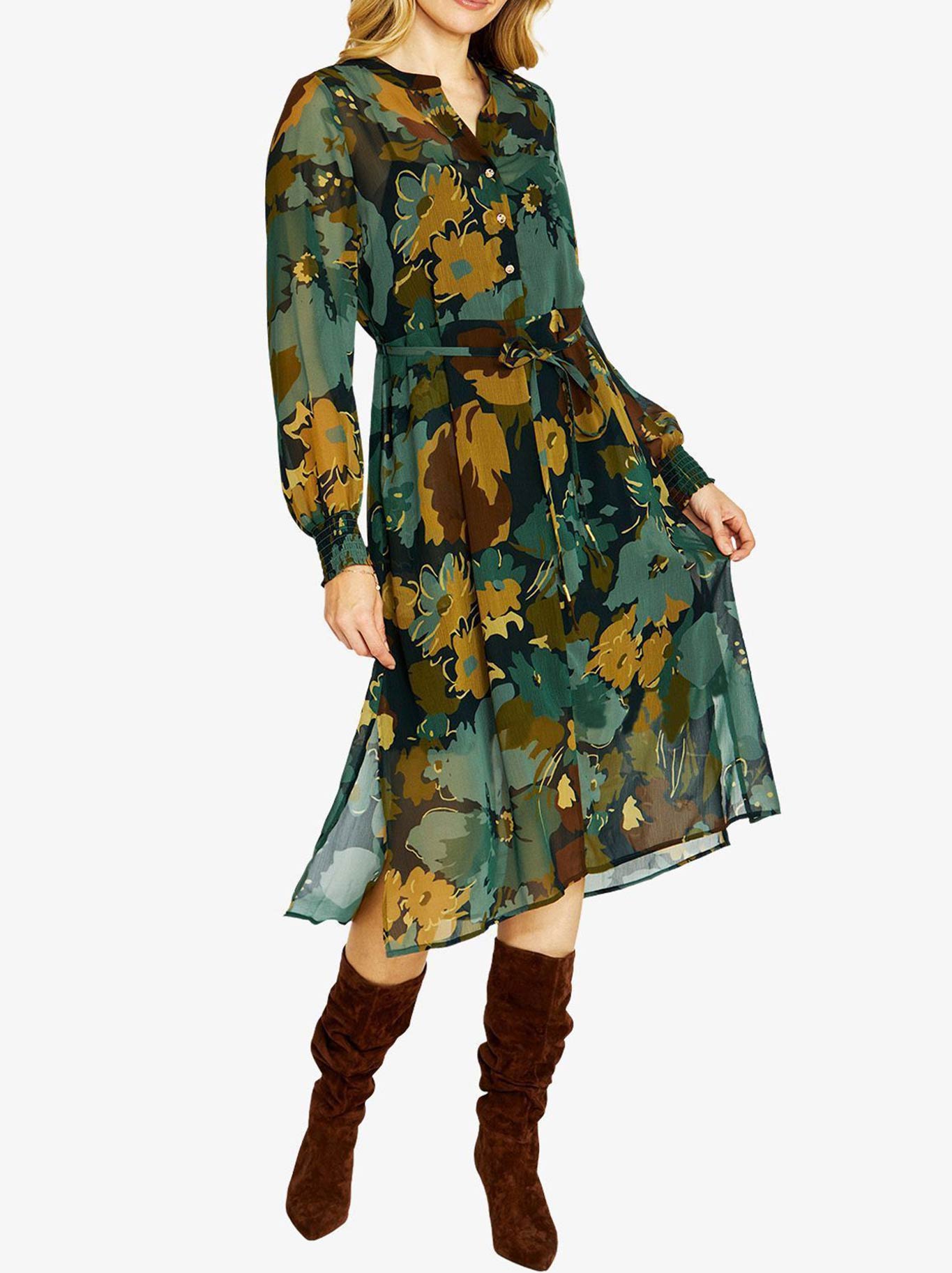 PINGPONG KATIE BUTTON DRESS (Midnight)