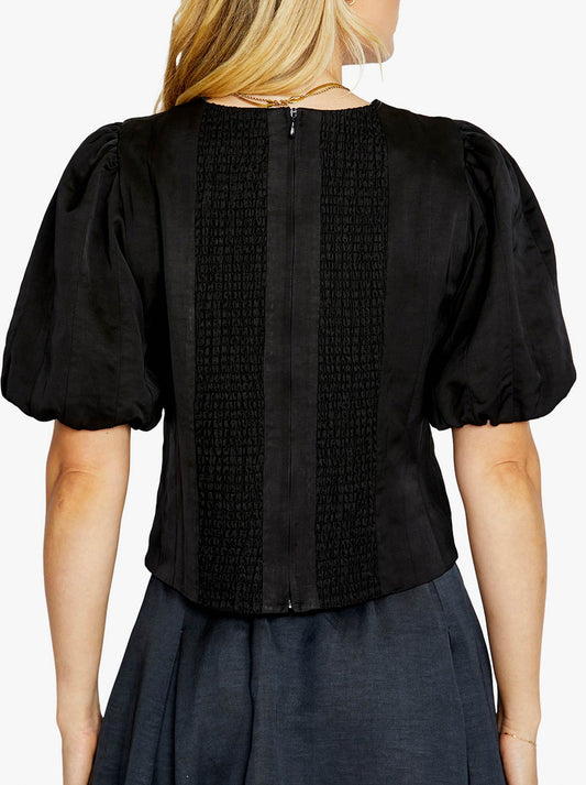 Pingpong Ellie Panel Top (Black)