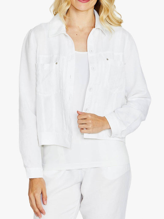 Image of Coats & Jackets. Product name - PINGPONG KELSEY CORE JACKET in White colour by brand - Ping Pong