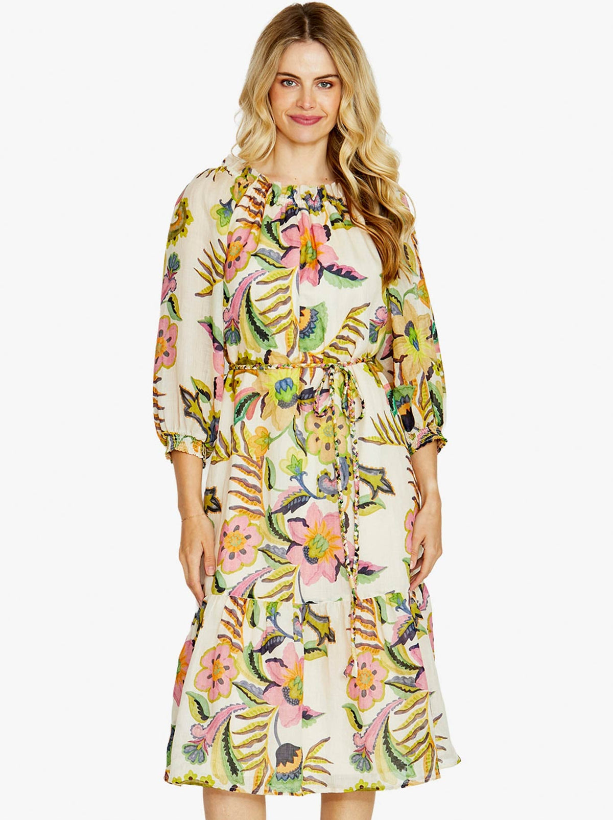 Image of Dresses. Product name - PINGPONG RORY DRESS in Carnival colour by brand - Ping Pong