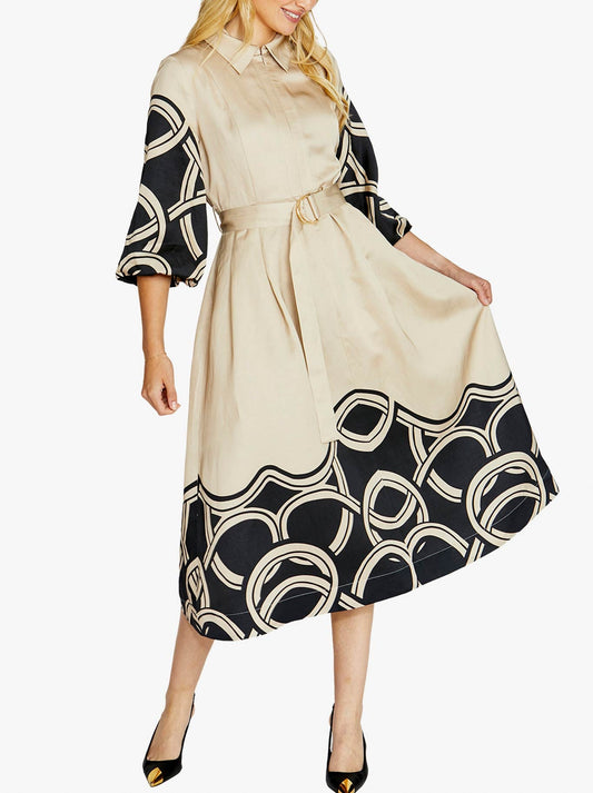 PINGPONG JASMINE SWIRL PRINT DRESS (Trinity)