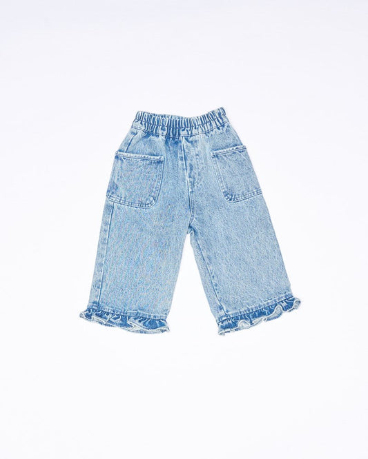 Image of Jeans. Productname: Plum Pant in Denim colour by brand - Walnut Melbourne