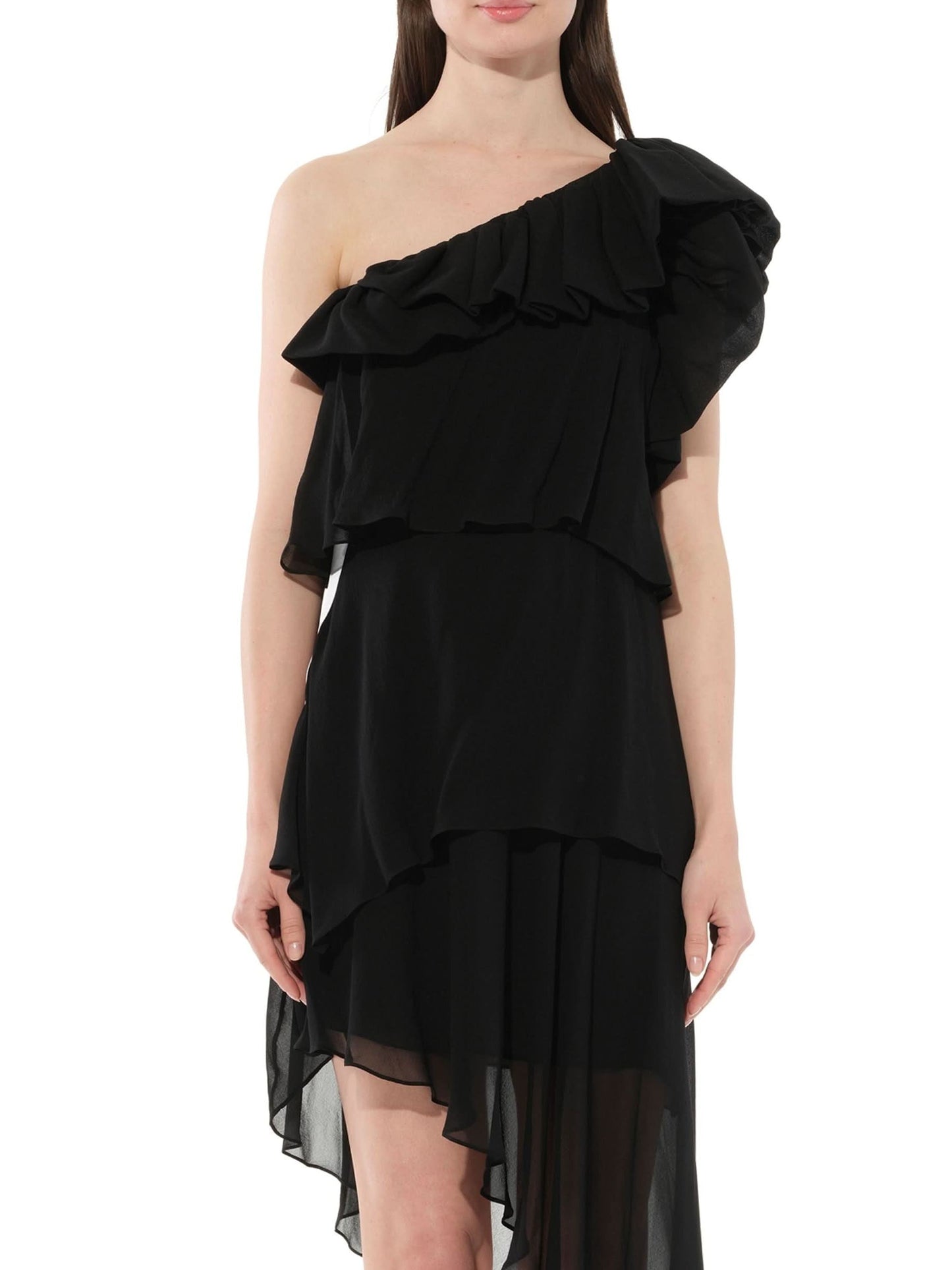 Image of a model wearing Dress. Productname: GIVENCHY Pod Dress in Black colour by brand - GIVENCHY