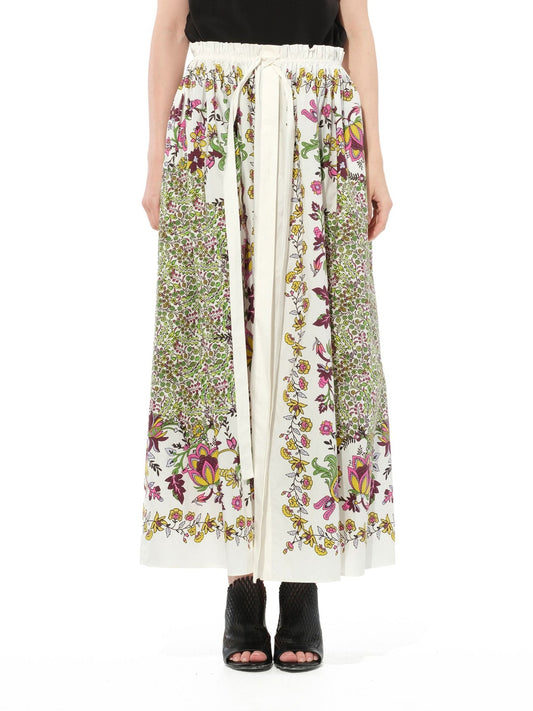 Image of a model wearing Skirts. Productname: GIVENCHY Podium L15 Bow Skirt in White colour by brand - GIVENCHY