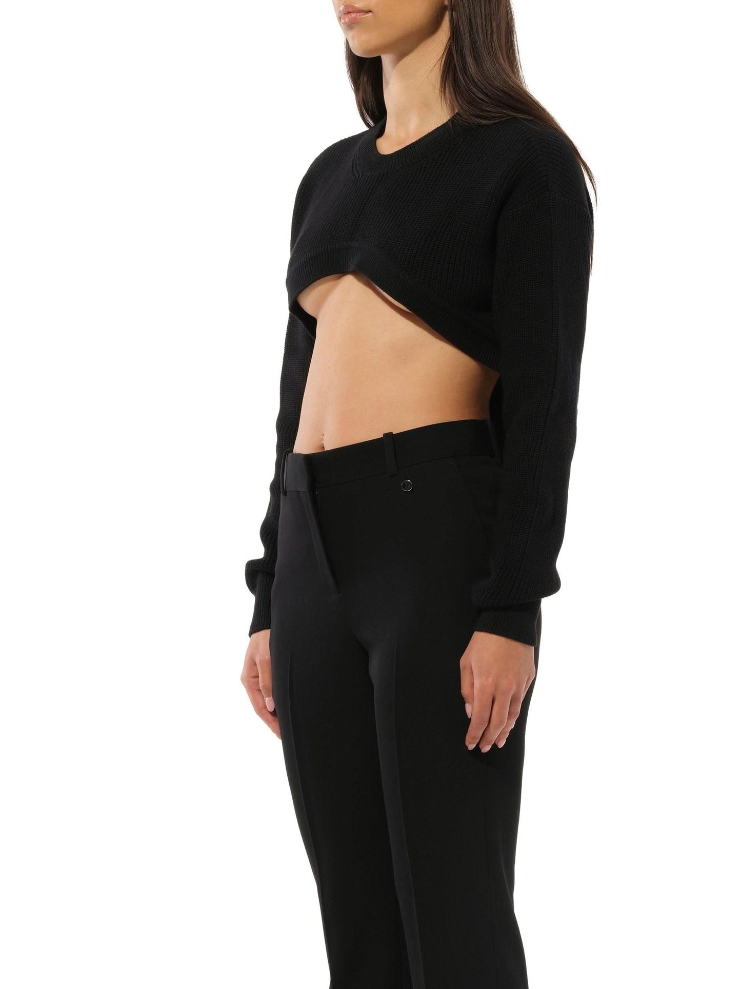 GIVENCHY Podium Long Sleeve Sweater (Black)