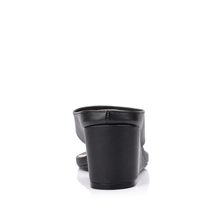 Sass Clothing Poh Thong Wedges (Black)