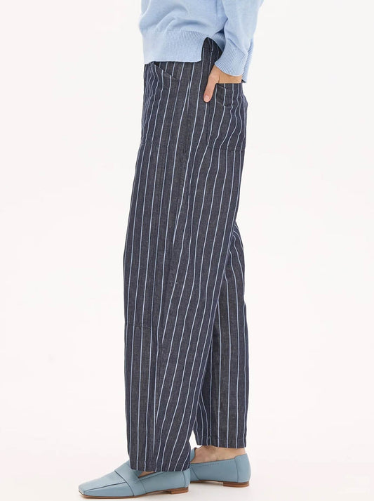 POL PINSTRIPE MUHLE PANT (Indigo)