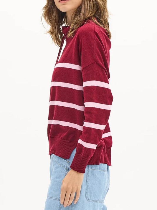 POL ROWAN DRAWCORD KNIT (Berry Pink)